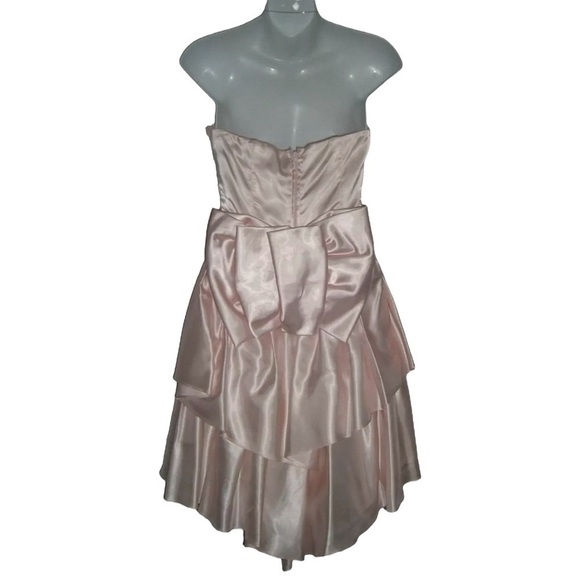 Zum Zum Dress Vintage 80s Princess Sequin Pink Bow Coquette Ballet Barbie Fairy - Picture 6 of 16